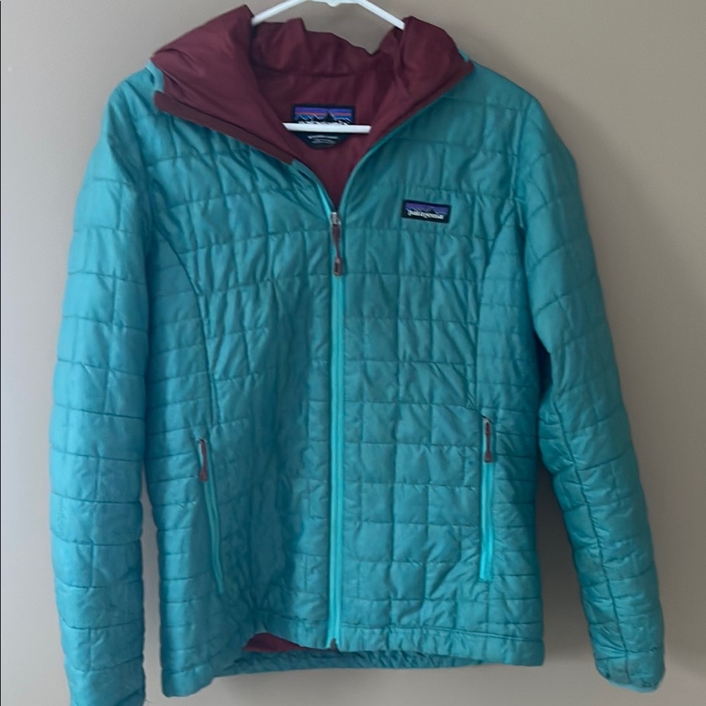 Patagonia Teal Quilted Jacket